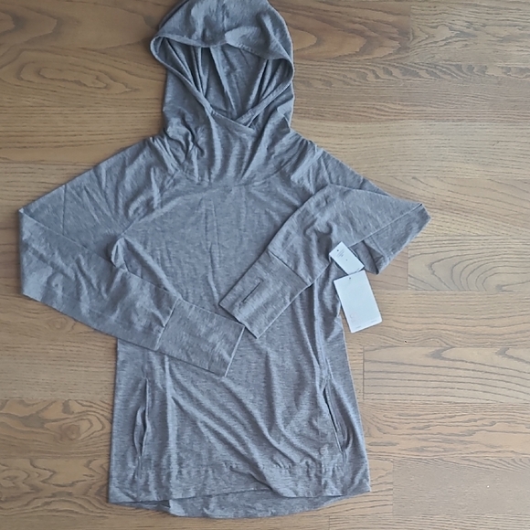 GAP Gray Fitted Sweatshirt Hoodie - Picture 3 of 6